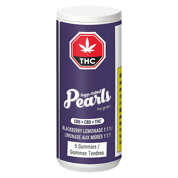 Pearls by grön - Blackberry Lemonade 1:1:1 Cbn/Cbd/Thc