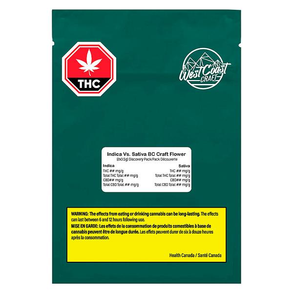 West Coast Craft - BC Craft Indica Vs. Sativa Discovery Pack image 2