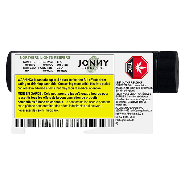 Jonny Chronic - Cherry Bomb Reefers Pre Roll