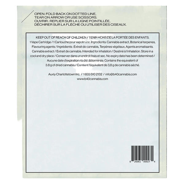 Back Forty - Watermelon Ice 510 Thread Cartridge