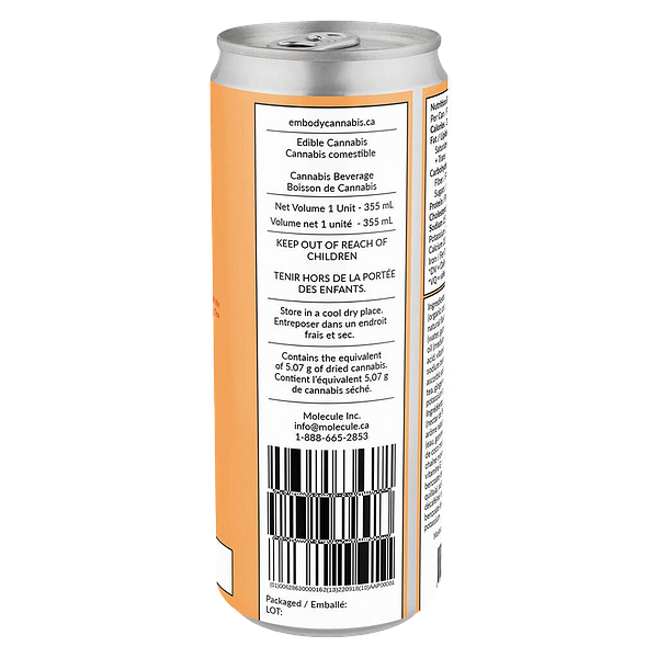 Embody - Peach + Ginger White Sparkling Tea