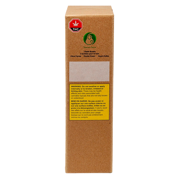 Stewart Farms - Bath Bomb Triple Pack: Citrus Farmer/Double Dream/Kaya's