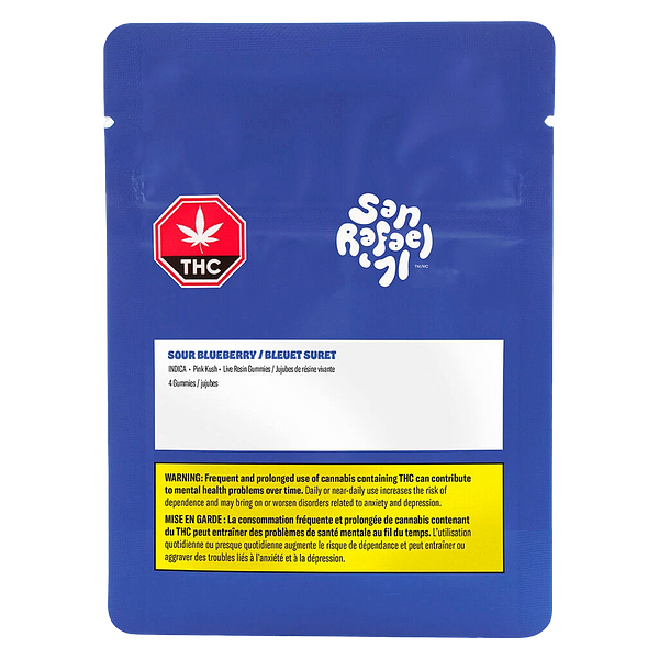 San Rafael '71 - Sour Blueberry Live Resin Gummies