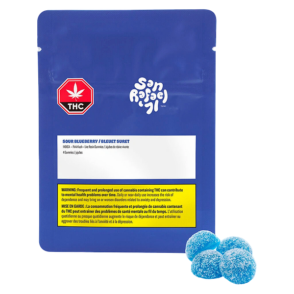 San Rafael '71 - Sour Blueberry Live Resin Gummies