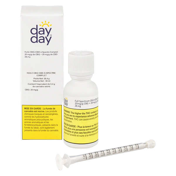 Day Day - Full Spectrum Cbg+Cbd Oil