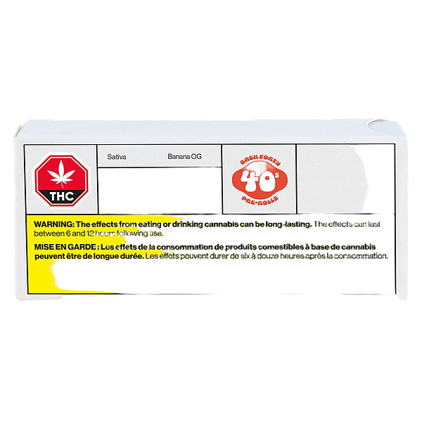 Back Forty - Banana Og Pre Roll
