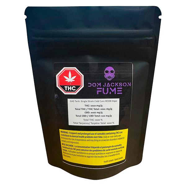 Fume by Dom Jackson - Gas Tank: Single Strain Cold Cure Resin 510 Thread Cartridge image 2