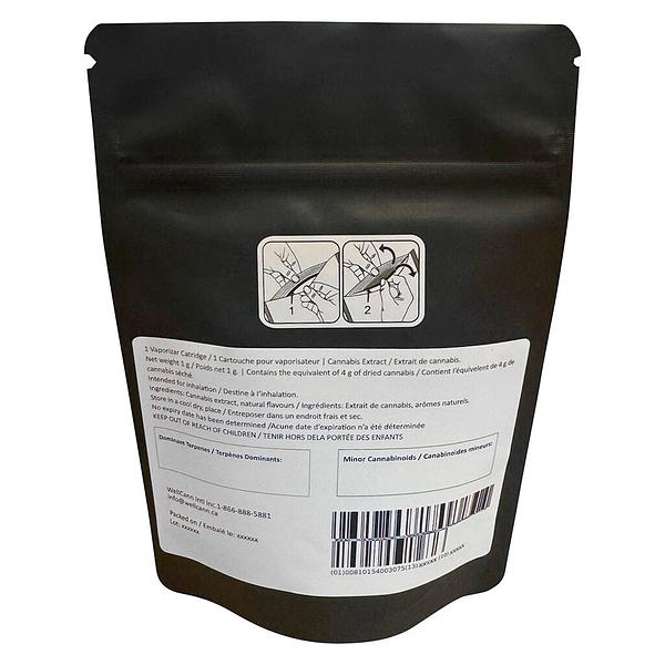 Fume by Dom Jackson - Gas Tank: Single Strain Cold Cure Resin 510 Thread Cartridge image 3