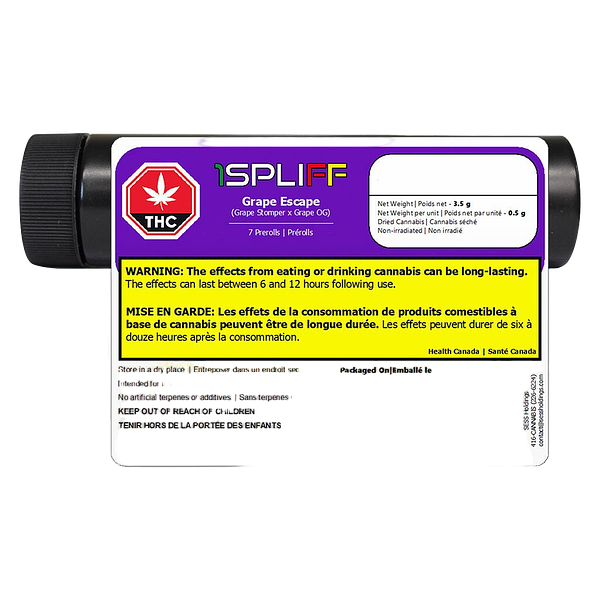 1Spliff - Grape Escape Pre-Roll
