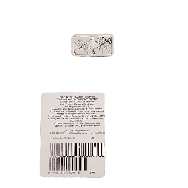 KAZOO - Grapes on Skates Infused Pre-Roll