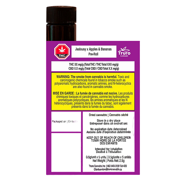 Truro - Jealousy x Apples & Bananas Pre-Roll