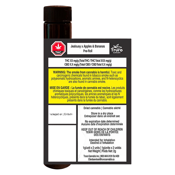 Truro - Jealousy x Apples & Bananas Pre-Roll