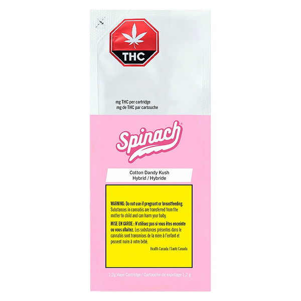 Spinach - Cotton Dandy Kush 510 Thread Cartridge