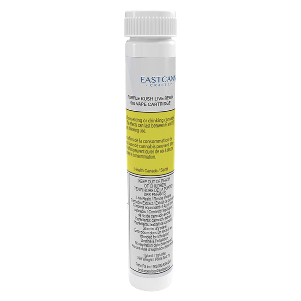 EastCann - Purple Kush Live Resin 510 Thread Cartridge