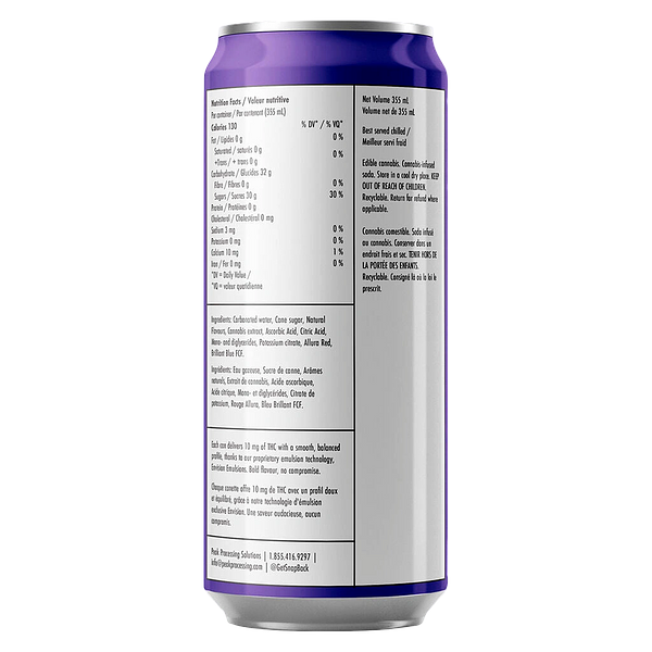 Snap Back - Blackberry Vanilla Cream