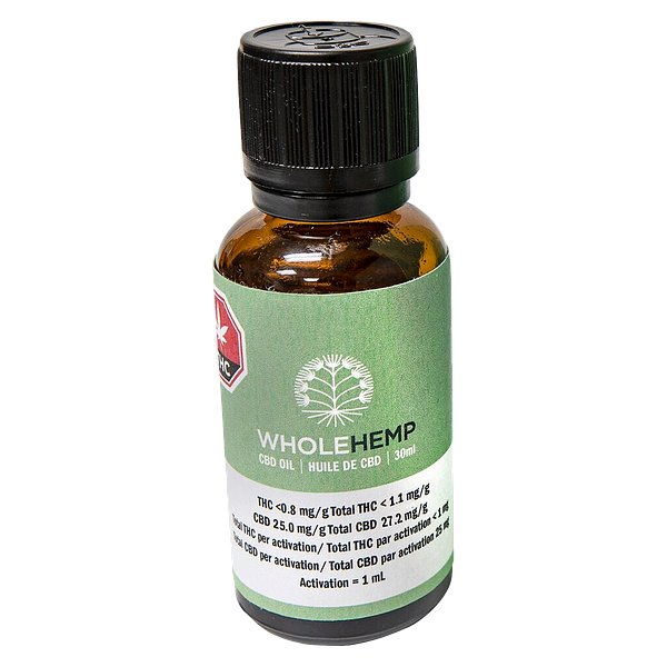 WholeHemp - Full Spectrum CBD Oil