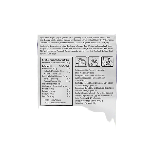 SHRED'EMS - Cloudberry Snoozers CBN:THC Softchews 