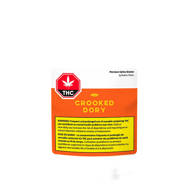 Crooked Dory - Premium Sativa Shatter