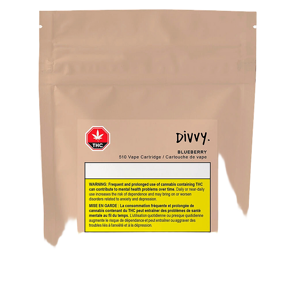 Divvy - Blueberry 510 Thread Cartridge