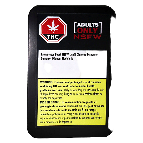 Adults Only - Promicuous Peach NFSW Liquid Diamond Dispenser