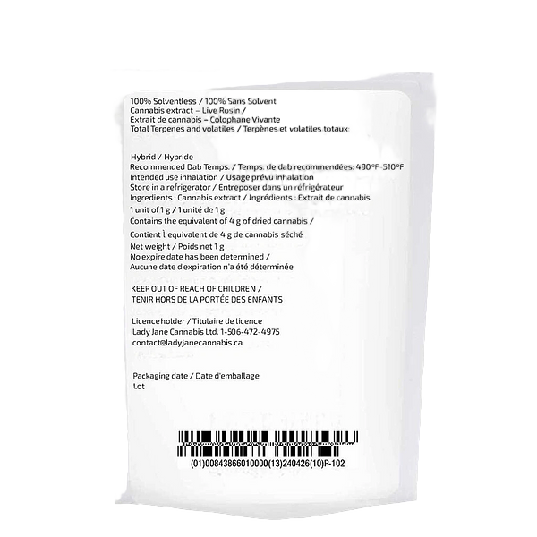 Sauce Rosin Labs - Signature Live Rosin Grease Bucket 73μ-159μ