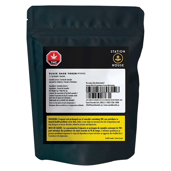 Station House - Organic Black Hash Token
