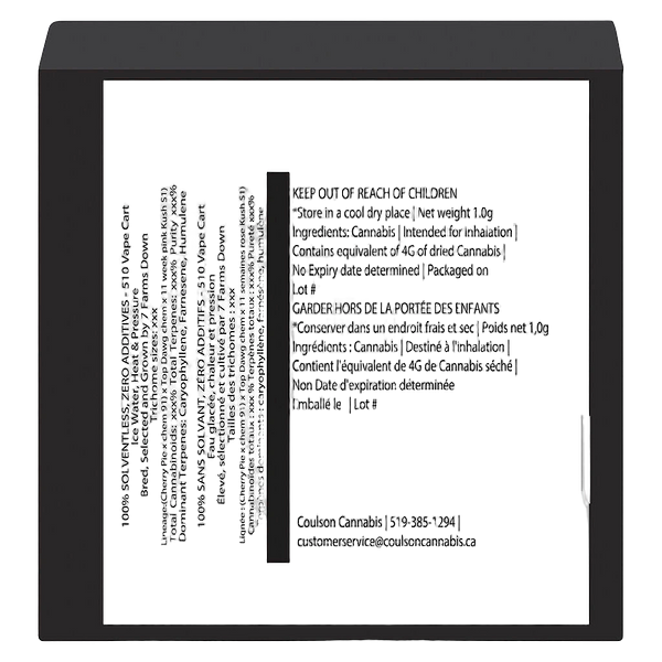 Port North - Cherry Boat - Hand Rolled Ice Water Hash