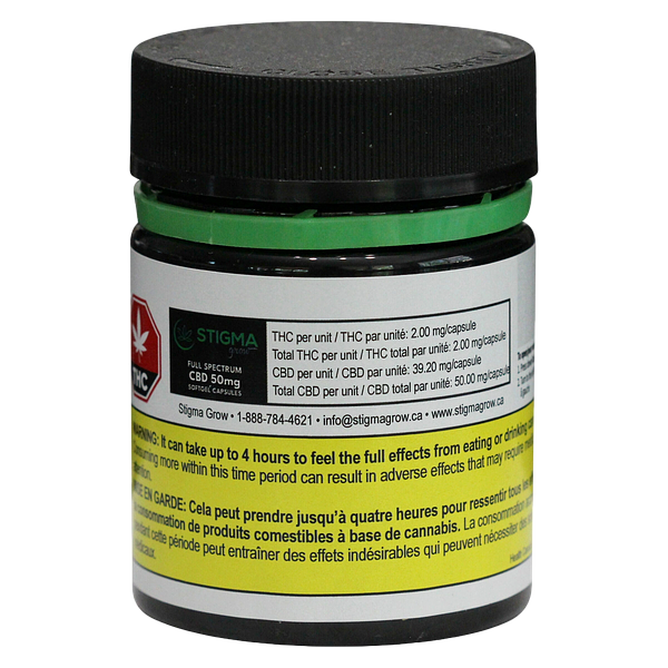 Stigma Grow - Full Spectrum CBD Softgels