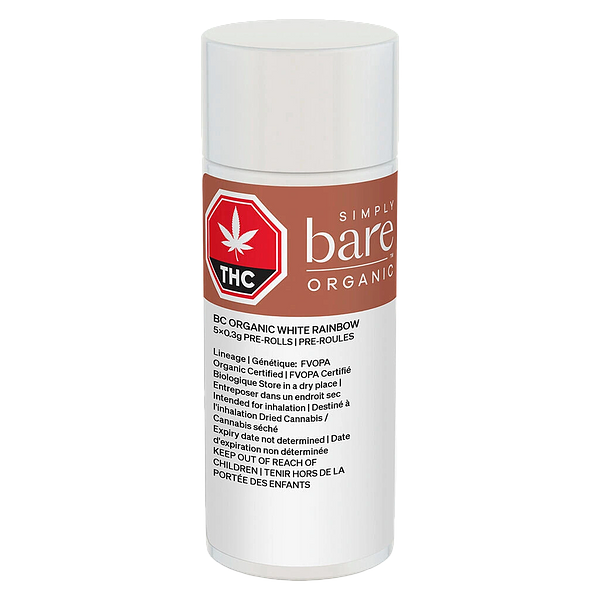 Simply Bare - BC Organic White Rainbow Pre-Roll