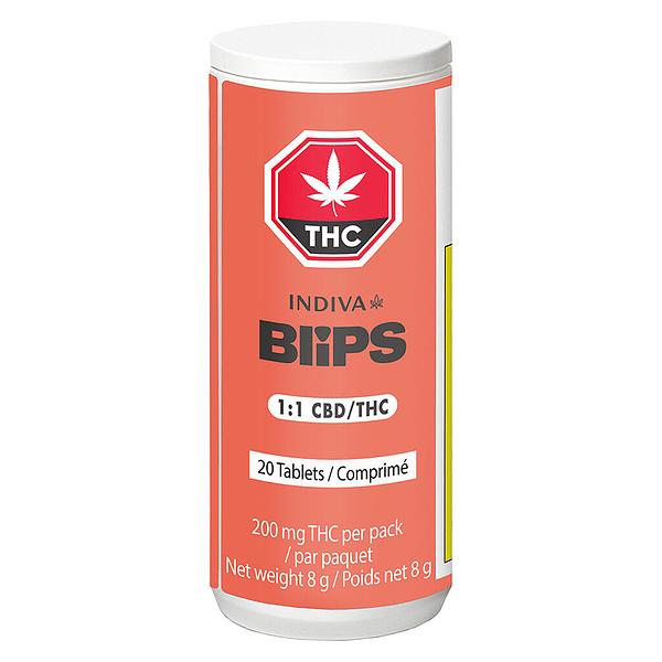 Indiva Blips - 1:1 CBD/THC Tablets image 2