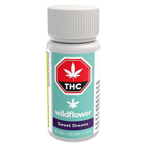 Wildflower - Sweet Dreams Cherry THC + CBN + CBD Gummies