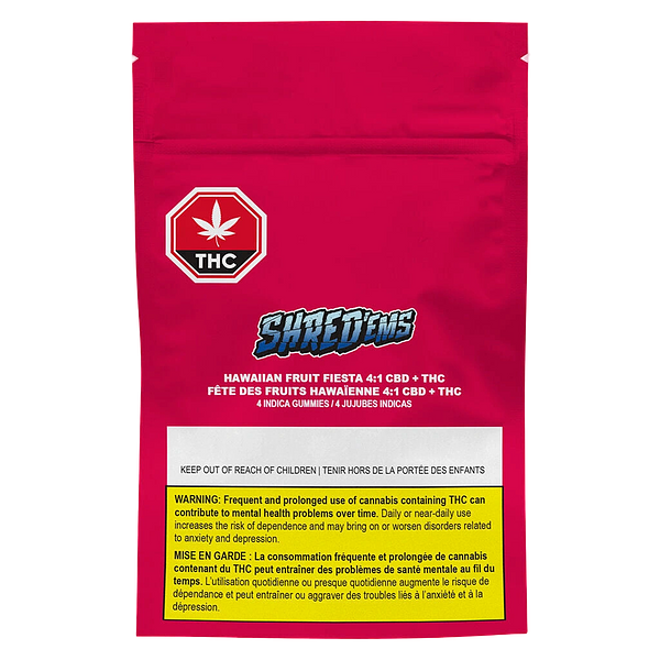 SHRED'EMS - Hawaiian Fruit Fiesta 4:1 CBD:THC