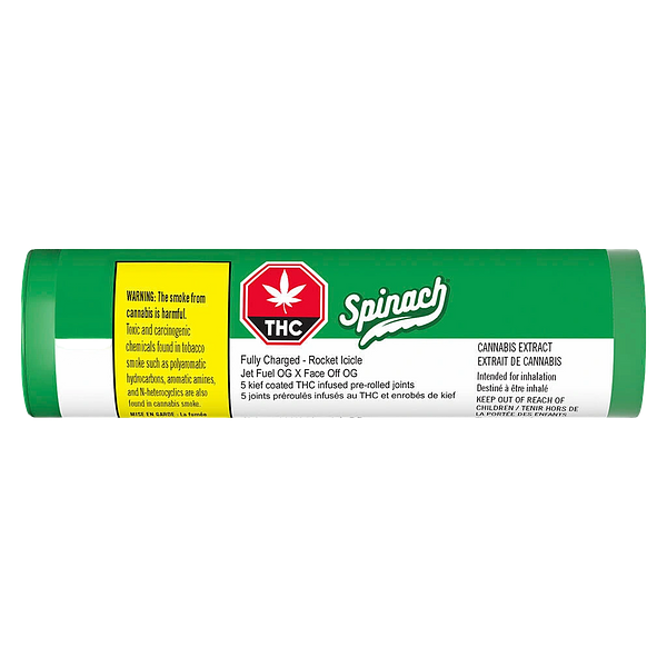 Spinach - Fully Charged Rocket Icicle Infused Pre-Roll
