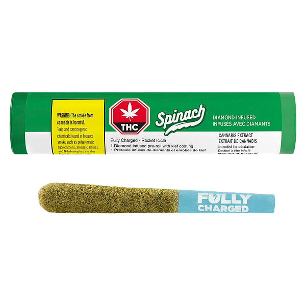 Spinach - Fully Charged Rocket Icicle Infused Pre-Roll