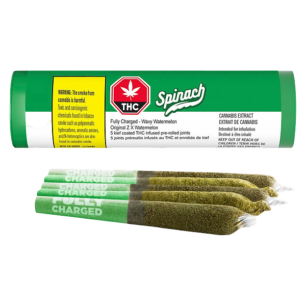 Spinach - Fully Charged Wavy Watermelon Infused Pre-Roll