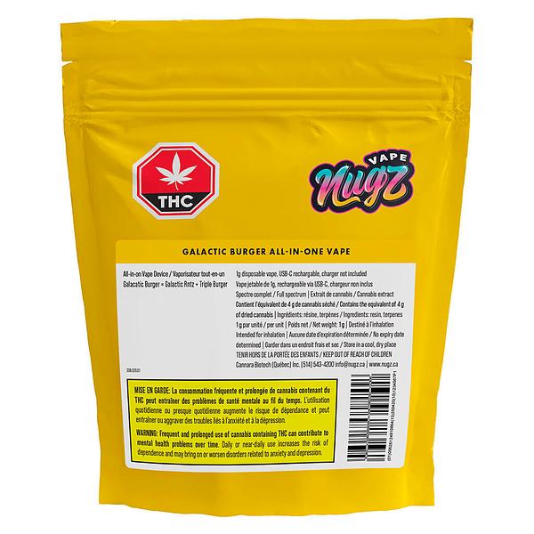 Nugz Vapes - Galactic Burger Resin All-in-One Vape image 2