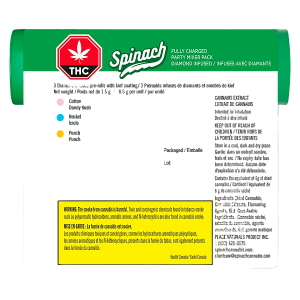 Spinach - Fully Charged Party Pack Infused Pre-Roll Multi-pack