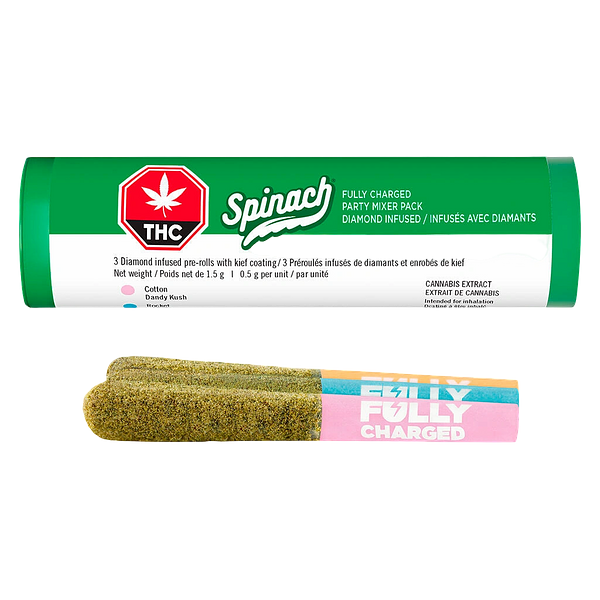 Spinach - Fully Charged Party Pack Infused Pre-Roll Multi-pack