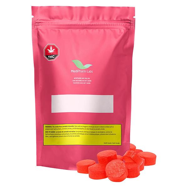 MediPharm Labs - Sour Watermelon CBG:CBD Soft Chews image 4