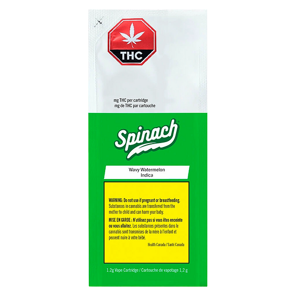 Spinach - Wavy Watermelon Vape 510 Thread Cartridge