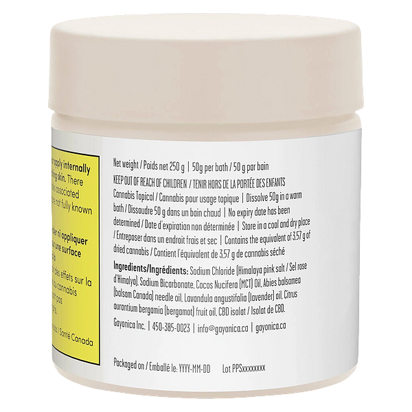 Jublee Skin - CBD Bath Salts Flowers & Fir