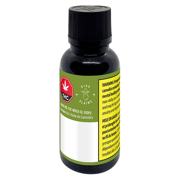 High Plains - 1000mg THC Indica Oil Drops