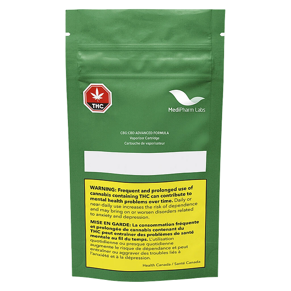 MediPharm Labs - CBG:CBD Advanced Formula 510 Thread Cartridge