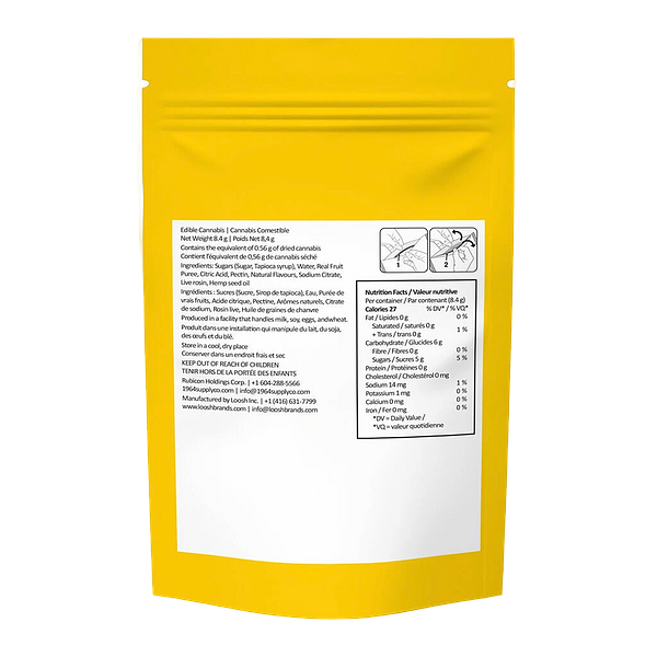 1964 - Pineapple Mango THC:CBG Gummies