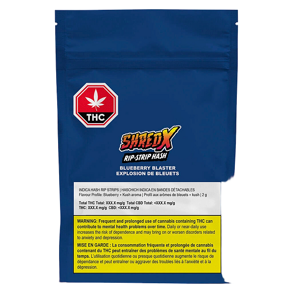 SHRED X - Blueberry Blaster Rip Strip Hash