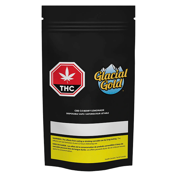 Glacial Gold - Cbd 3:1 Berry Lemonade Disposable Pen