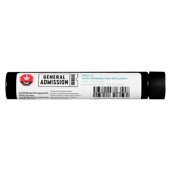 General Admission - Watermelon Splash 510 Thread Cartridge
