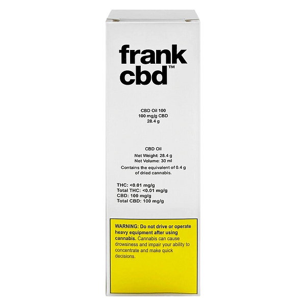 Frank CBD - Cbd Oil 100