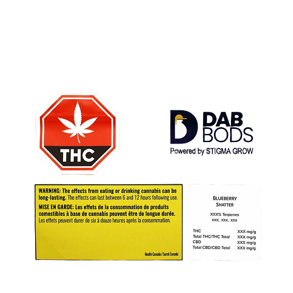 Dab Bods - Blueberry Shatter