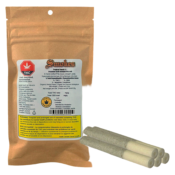 Smokes - Tropical Punch 1:1 Pre Roll